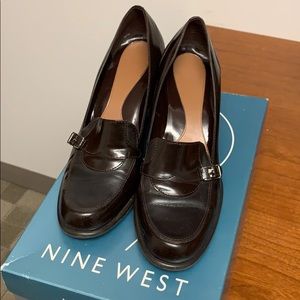 Nine West Dark brown heels